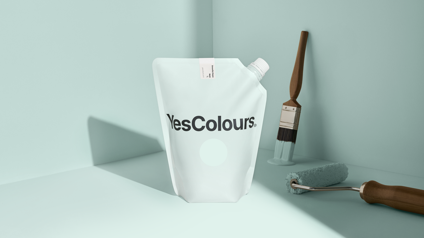 YesColours premium Graceful Aqua matt emulsion paint Dulux paint, Coat Paint, Lick Paint
