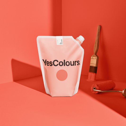 YesColours premium Joyful Orange matt emulsion paint Dulux paint, Coat Paint, Lick Paint