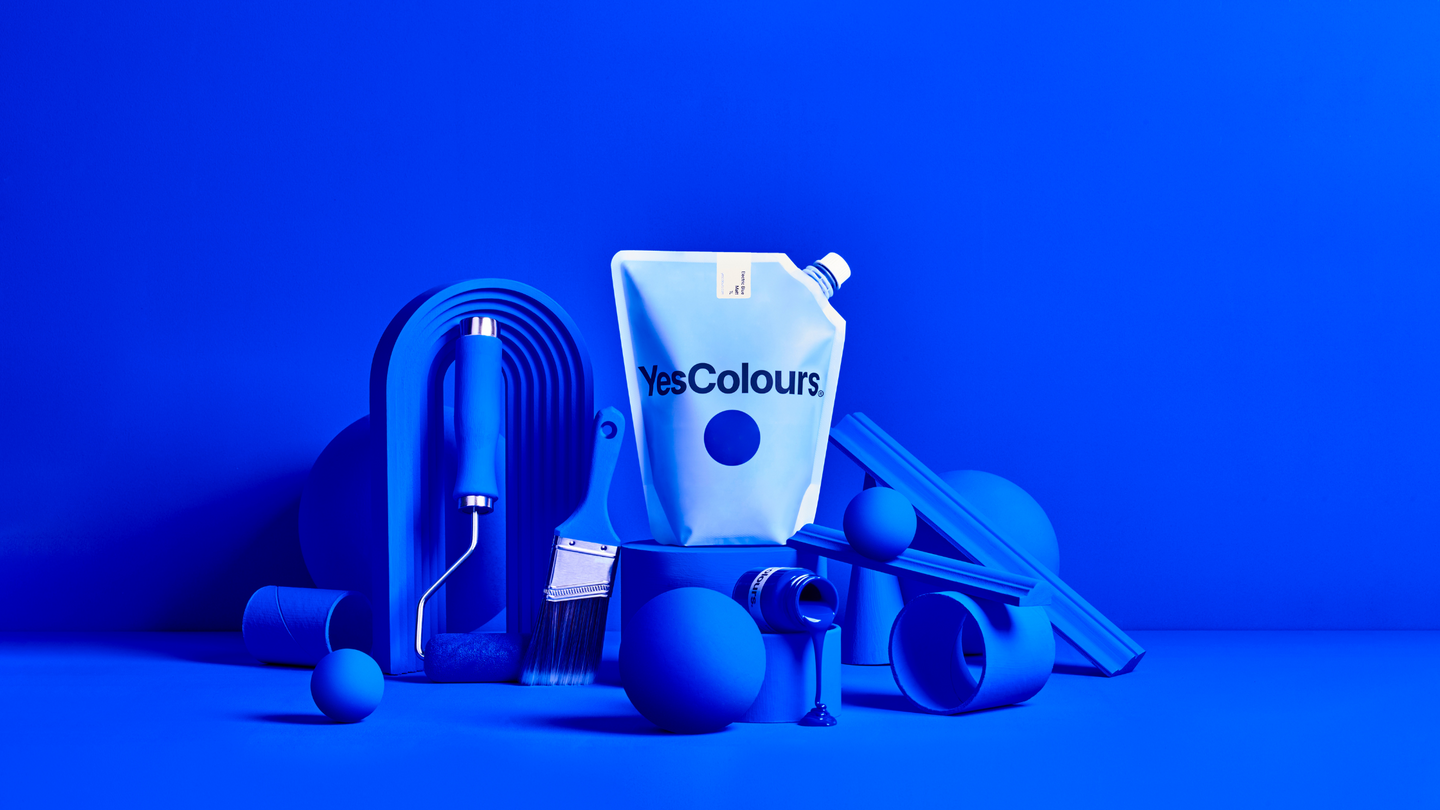 YesColours Electric Blue wall paint