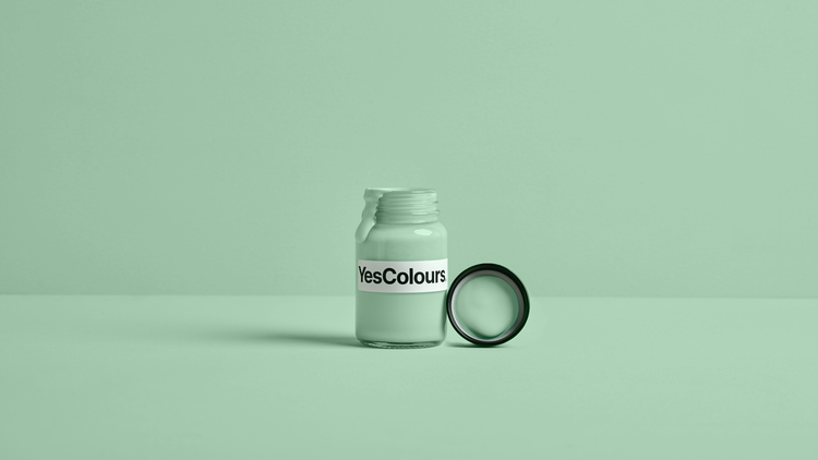 YesColours Calming Green paint sample (matt, 60ml) , Calming Green Greens Sample , Lick Paint, Coat Paint, Dulux Paint Calming-Green-paint-sample-matt-60ml-YesColours-3845