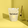 YesColours Calming Yellow matt emulsion paint , Calming Matt Emulsion Paint Yellow Yellows , Lick Paint, Coat Paint, Dulux Paint Calming-Yellow-matt-emulsion-paint-YesColours-2012