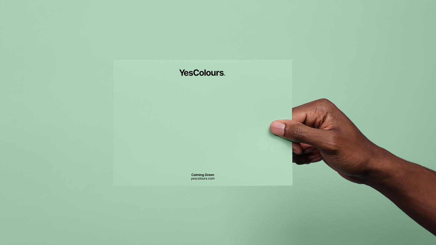 YesColours premium Calming Green paint swatch