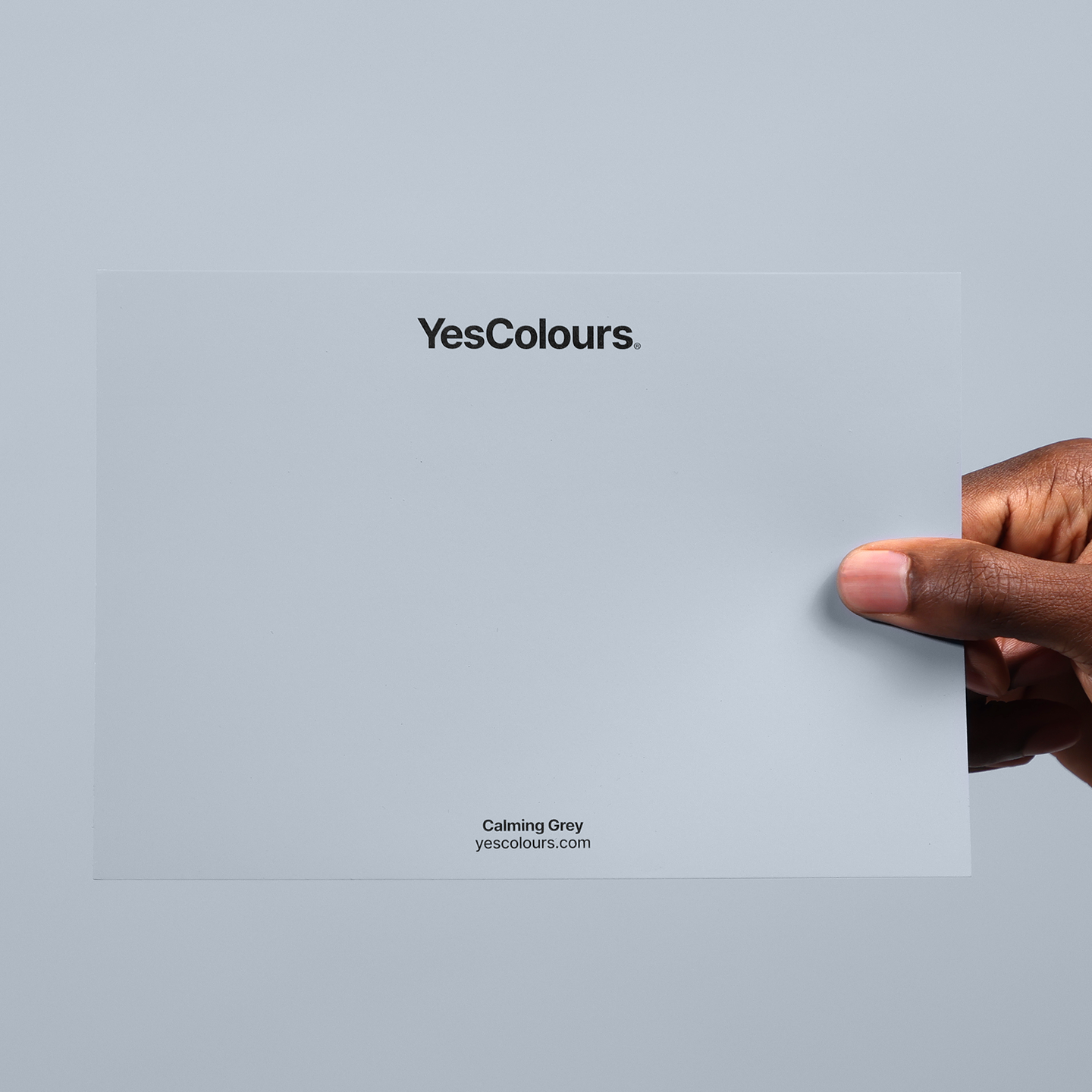 YesColours premium Calming Grey paint swatch