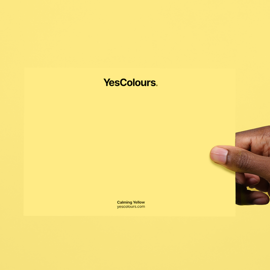 YesColours premium Calming Yellow paint swatch