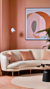 YesColours premium Calming Peach matt emulsion paint