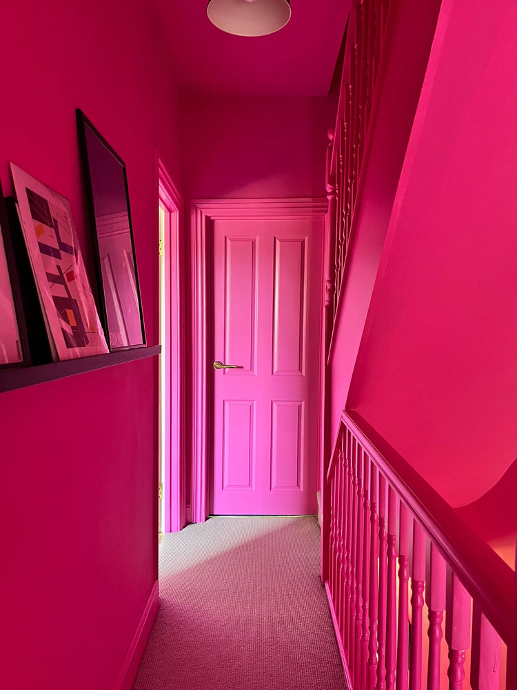 YesColours premium Passionate Pink paint sample (60ml) pre-order Dulux Paint, Coat Paint, Lick Paint, Edward Bulmer, Passionate Passionate Pink Pink Red / Pink Sample