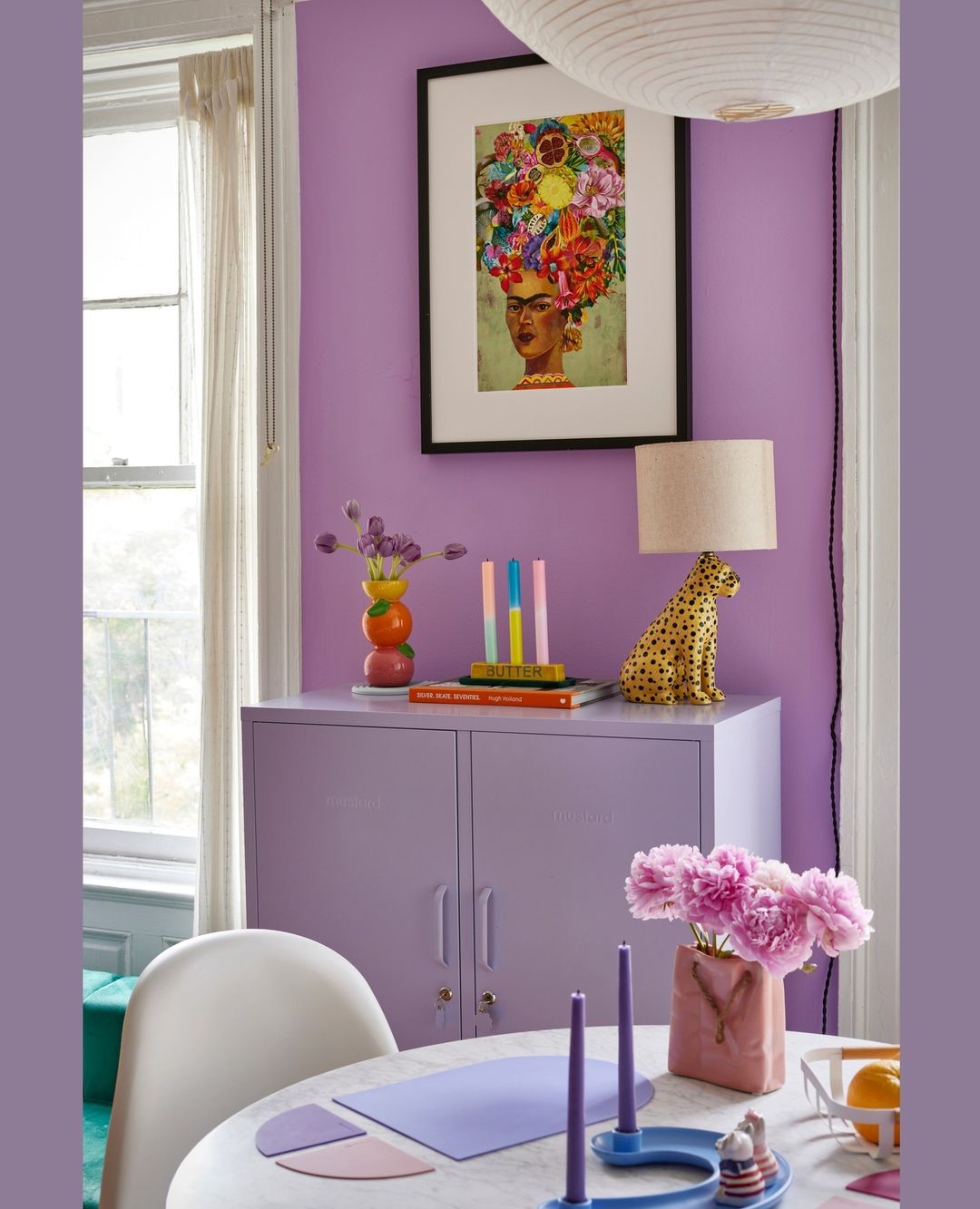 YesColours premium Joyful Lilac paint swatch