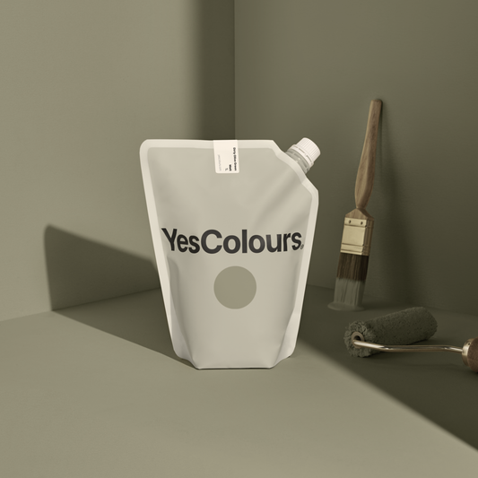 YesColours Dirty Olive Green matt emulsion paint , Dirty Dirty Collection Dirty Olive Green Green Greens Grey Greys Matt Emulsion Moss Olive Olive Green Paint , Lick Paint, Coat Paint, Dulux Paint DirtyOliveGreenpouch1_1