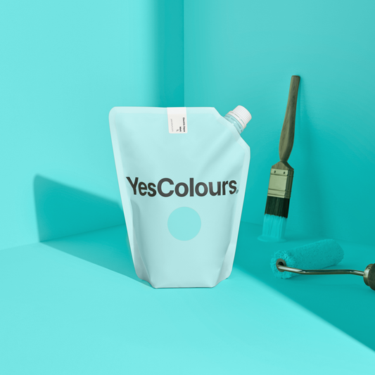 YesColours Electric Aqua matt emulsion paint , Aqua Aqua / Teal Blue Blues Electric electric Aqua Matt Emulsion Paint , Lick Paint, Coat Paint, Dulux Paint Electric-Aqua-matt-emulsion-paint-YesColours-5132