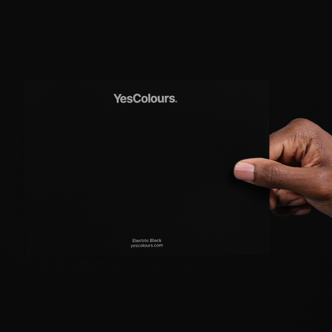 Electric Black paint swatch