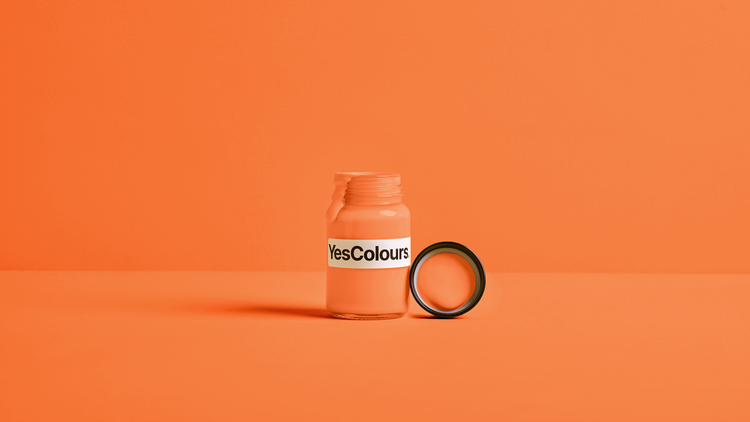 YesColours Electric Orange paint sample (matt, 60ml) , Electric Orange Oranges Peach Peach / Orange Peaches Sample , Lick Paint, Coat Paint, Dulux Paint Electric-Orange-paint-sample-matt-60ml-YesColours-2384