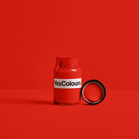 Electric Red paint sample (matt, 60ml)
