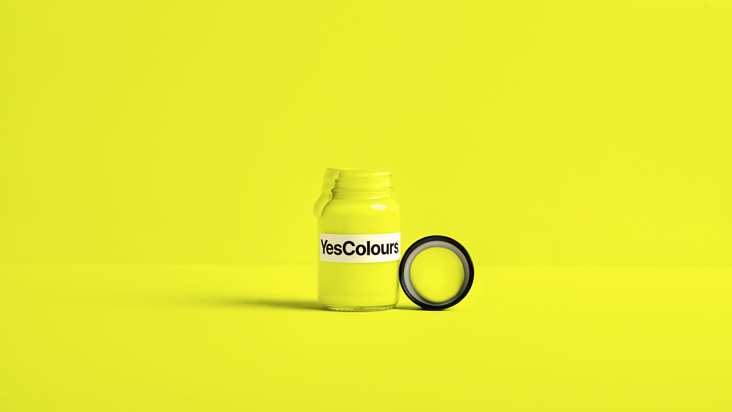 YesColours Electric Yellow paint sample (matt, 60ml) , Electric Sample Yellow Yellows , Lick Paint, Coat Paint, Dulux Paint Electric-Yellow-paint-sample-matt-60ml-YesColours-9804