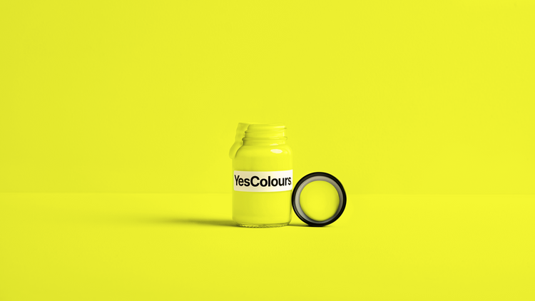 YesColours Electric Yellow paint sample (matt, 60ml) , Electric Sample Yellow Yellows , Lick Paint, Coat Paint, Dulux Paint Electric-Yellow-paint-sample-matt-60ml-YesColours-9804