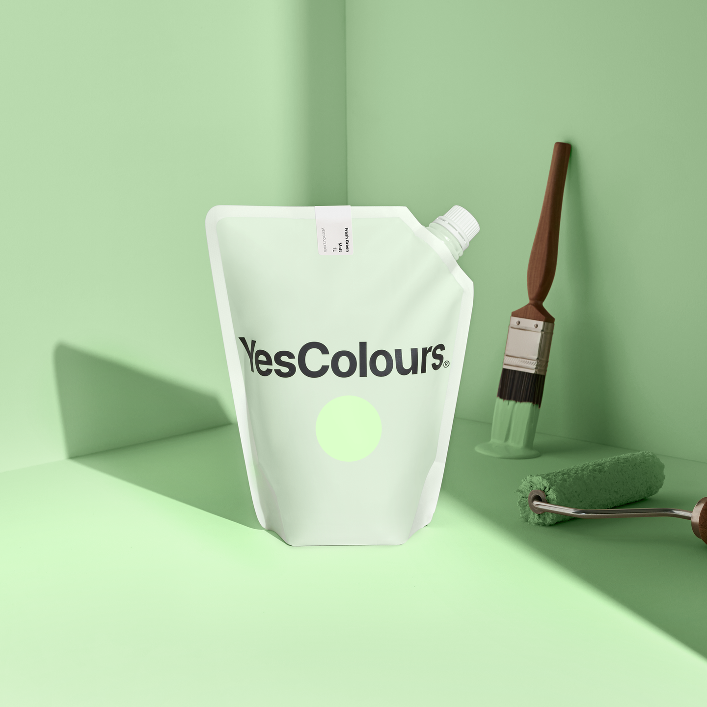 YesColours Fresh Green matt emulsion paint , Fresh Fresh Green Green Greens Matt Emulsion Paint White , Lick Paint, Coat Paint, Dulux Paint Fresh-Green-matt-emulsion-paint-YesColours-5830