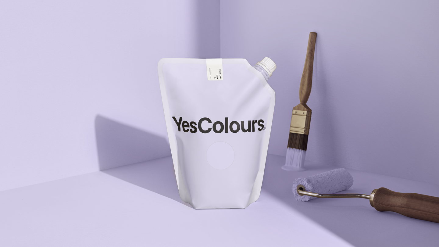 YesColours Fresh Lilac matt emulsion paint , Fresh Fresh Lilac Lilac Lilac / Purple Matt Emulsion Paint Purple , Lick Paint, Coat Paint, Dulux Paint Fresh-Lilac-matt-emulsion-paint-YesColours-9162