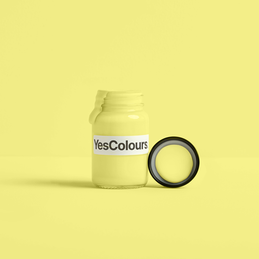 YesColours Fresh Yellow paint sample (matt, 60ml) , Fresh Fresh Yellow Sample Yellow Yellows , Lick Paint, Coat Paint, Dulux Paint Fresh-Yellow-paint-sample-matt-60ml-YesColours-4104