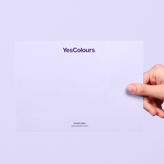YesColours premium Fresh Lilac paint swatch