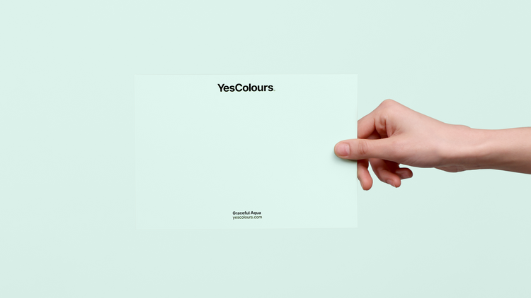 YesColours Graceful Aqua paint swatch , Aqua Aqua / Teal Graceful Aqua Swatch , Lick Paint, Coat Paint, Dulux Paint Graceful-Aqua-paint-swatch-YesColours-5397