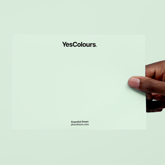 YesColours premium Graceful Green paint swatch