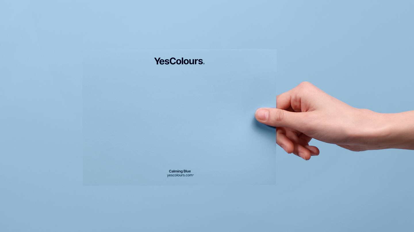 YesColours premium Calming Blue paint swatch Dulux paint Lick paint, Coat Paint