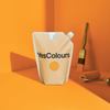 YesColours Iconic Orange matt emulsion paint , Iconic Iconic Collection Iconic Orange Matt Emulsion Orange Oranges Paint Peach / Orange , Lick Paint, Coat Paint, Dulux Paint IconicOrangepouch1_1