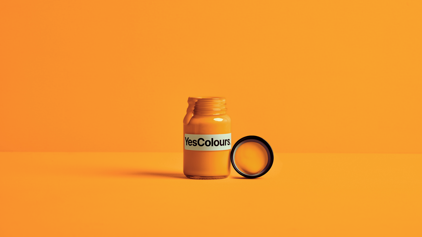 YesColours Iconic Orange sample (matt, 60ml) , Iconic Iconic Collection Iconic Orange Mango Marigold Orange Oranges Paint Peach / Orange Sample , Lick Paint, Coat Paint, Dulux Paint IconicOrangesamplepot16x9