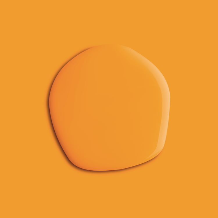 YesColours Iconic Orange sample (matt, 60ml) , Iconic Iconic Collection Iconic Orange Mango Marigold Orange Oranges Paint Peach / Orange Sample , Lick Paint, Coat Paint, Dulux Paint IconicOrangesplodge1_1