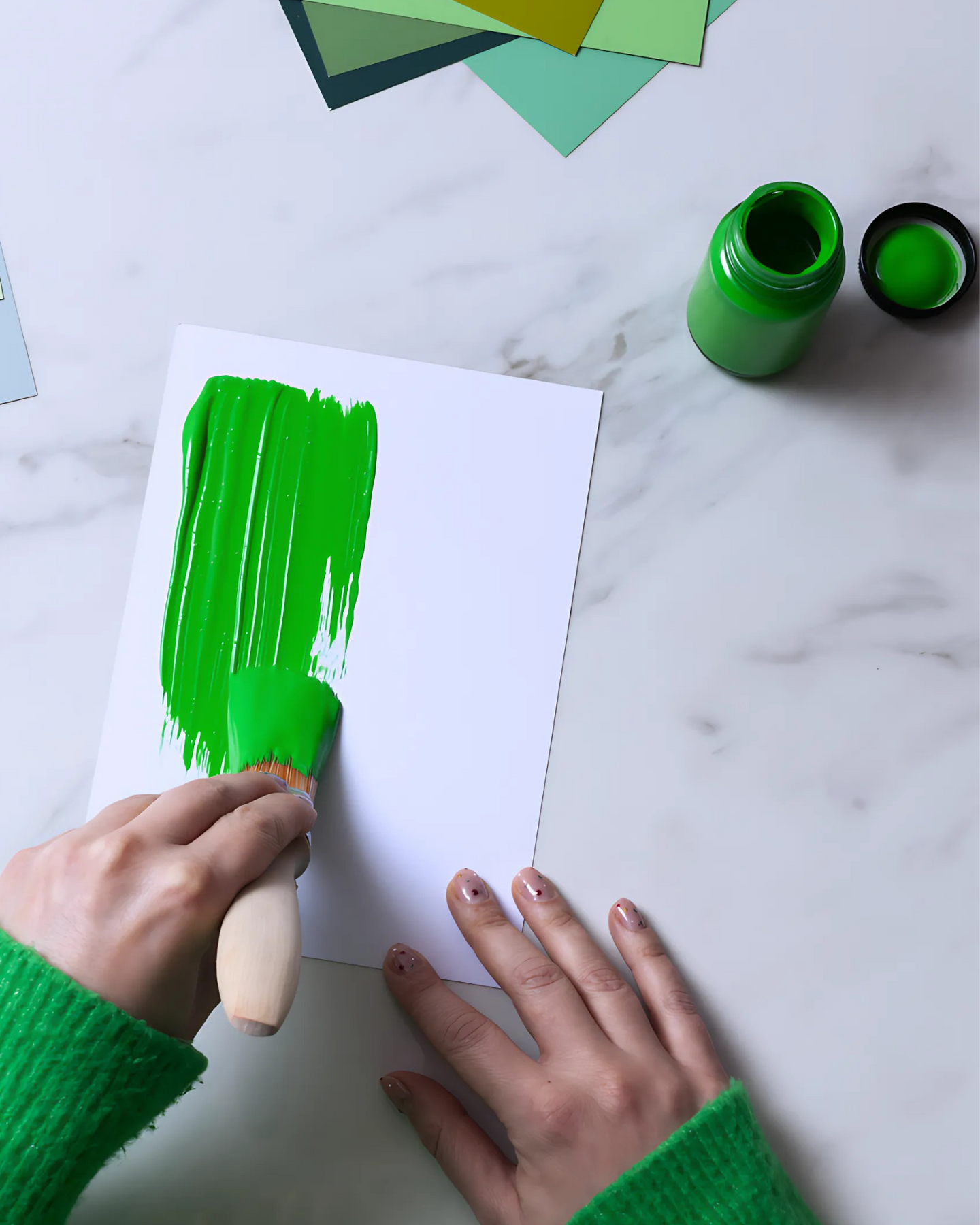 YesColours Iconic Green sample (matt, 60ml) , Emerald Green Greens Iconic Iconic Collection Iconic Green Paint Sample , Lick Paint, Coat Paint, Dulux Paint Iconic_Green_1