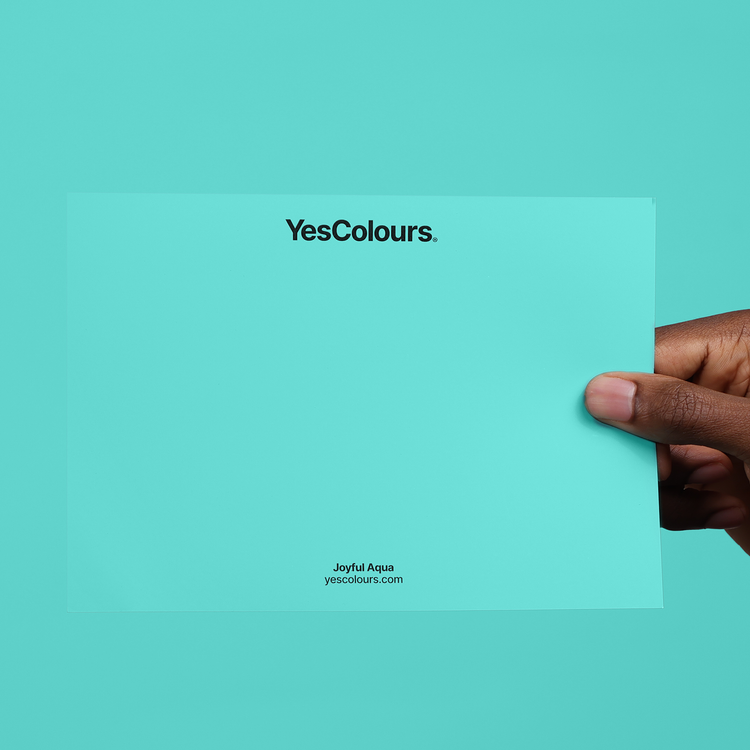 YesColours Joyful Aqua paint swatch , Aqua Aqua / Teal Blue Blues Green Greens Mint Green Swatch , Lick Paint, Coat Paint, Dulux Paint Joyful-Aqua-paint-swatch-YesColours-1368