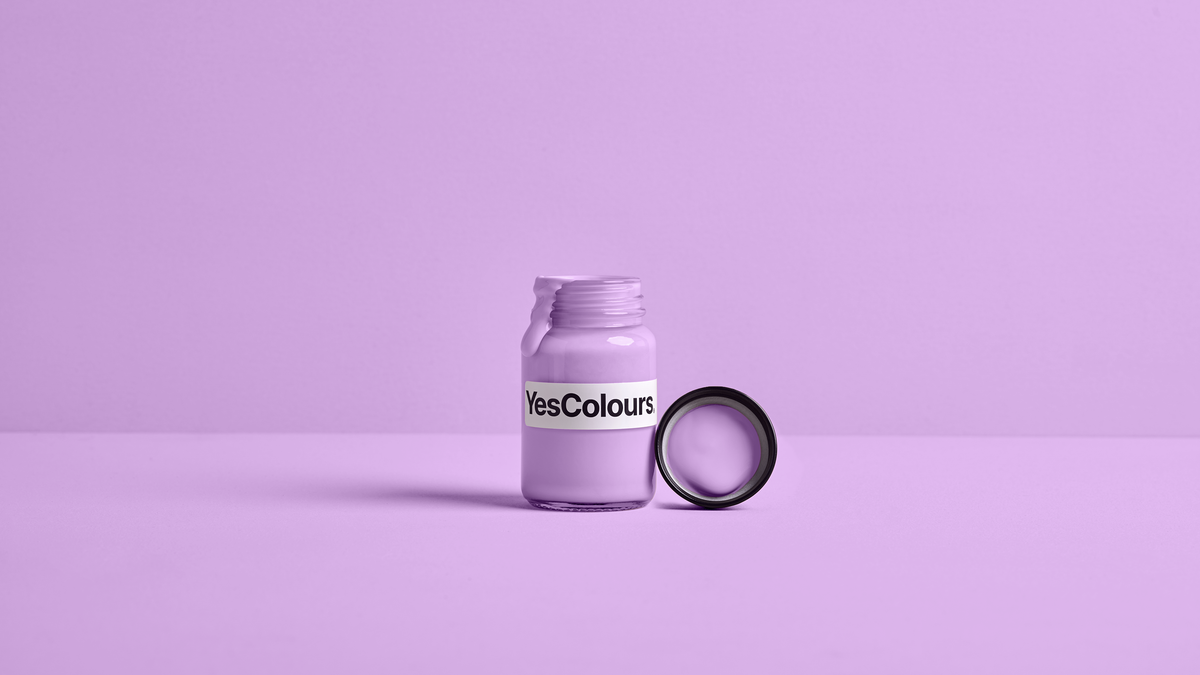 Lilac Matt Emulsion Sample Pot | YesColours