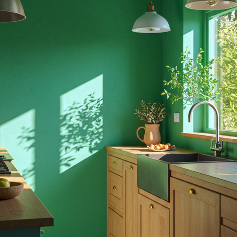 Joyful Green Eggshell