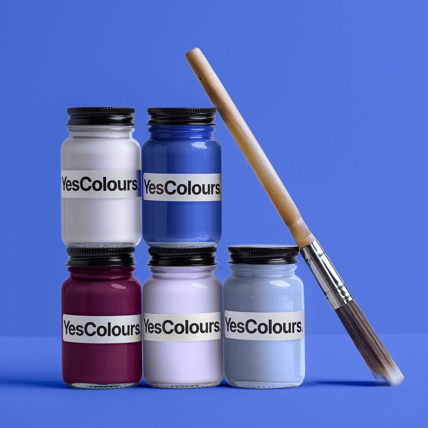 YesColours premium Lilac / Purple paint sample bundle