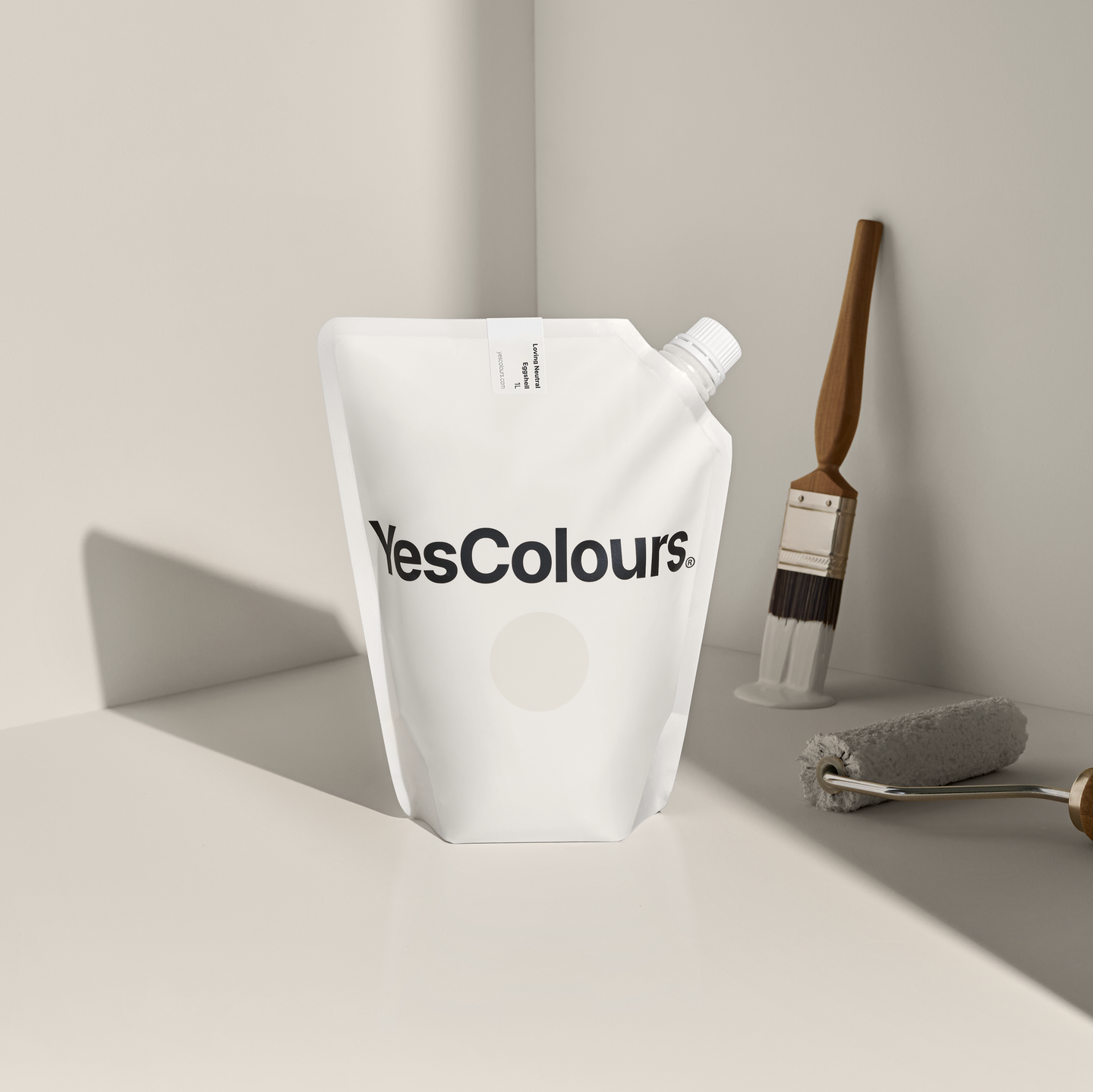 YesColours Loving Neutral eggshell paint , Eggshell Loving Loving Neutral Neutral Neutral / White , Lick Paint, Coat Paint, Dulux Paint