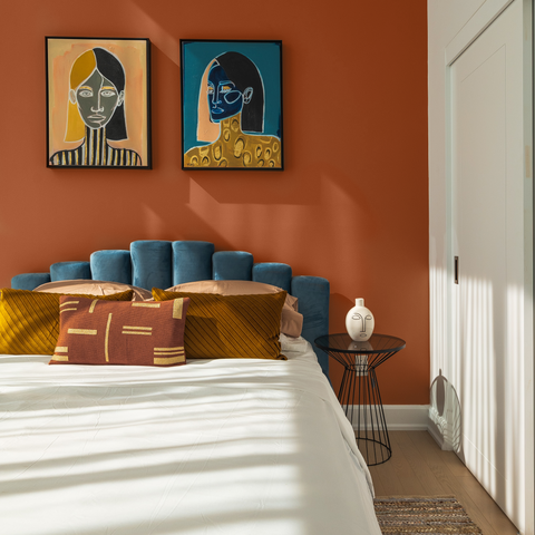 Loving Orange paint swatch
