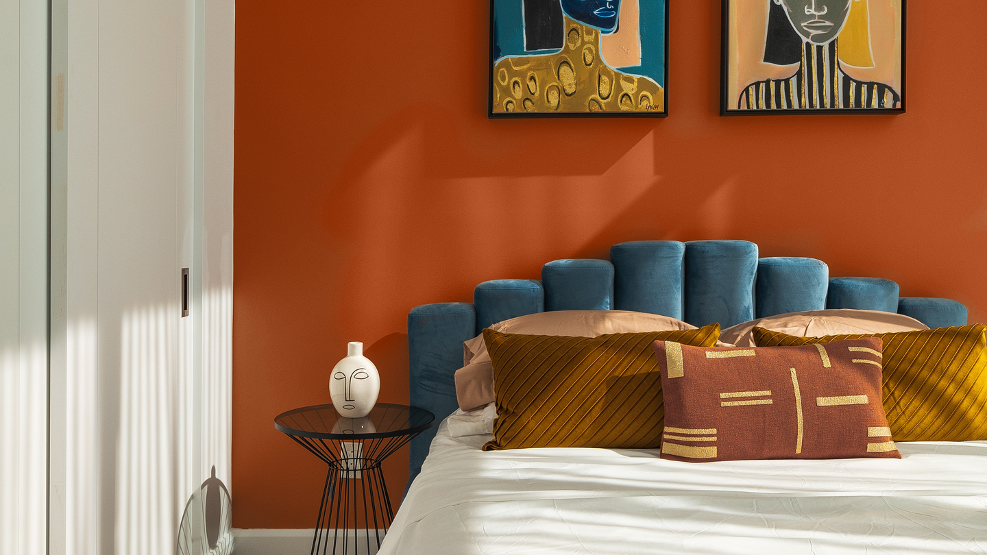 YesColours Loving Orange eggshell paint , Eggshell loving orange Paint , Lick Paint, Coat Paint, Dulux Paint