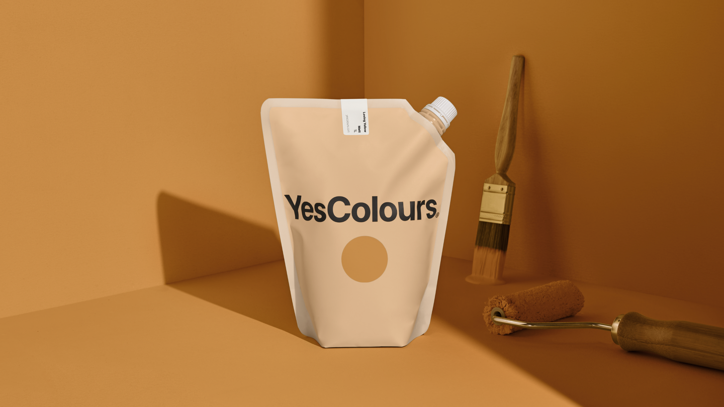 YesColours Loving Yellow matt emulsion paint , Gold Loving Loving Collection Loving Yellow Matt Emulsion Mustard Paint Yellow Yellows , Lick Paint, Coat Paint, Dulux Paint LovingYellowpouch16x9