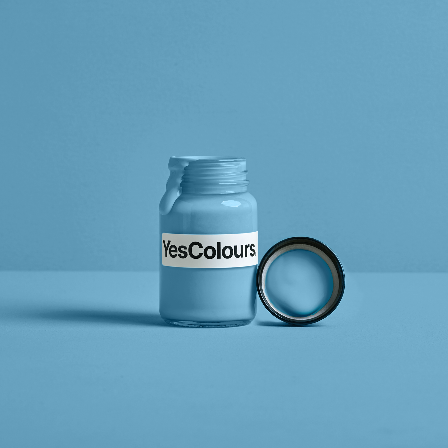 YesColours Mellow Blue paint sample (matt, 60ml) , Blue Blues Mellow Mellow Blue Sample , Lick Paint, Coat Paint, Dulux Paint Mellow-Blue-paint-sample-matt-60ml-YesColours-3895