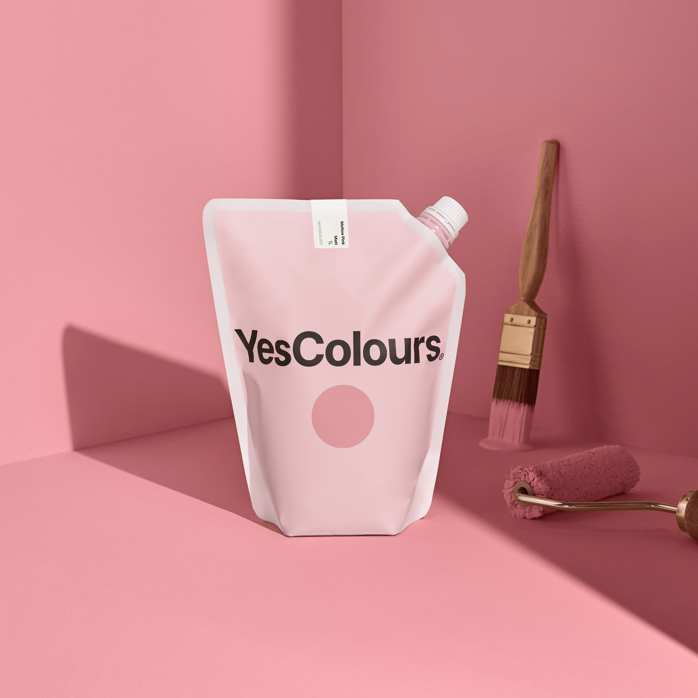 YesColours Mellow Pink matt emulsion paint , Matt Emulsion Mellow Mellow Pink Paint Pink Red Red / Pink , Lick Paint, Coat Paint, Dulux Paint Mellow-Pink-matt-emulsion-paint-YesColours-19