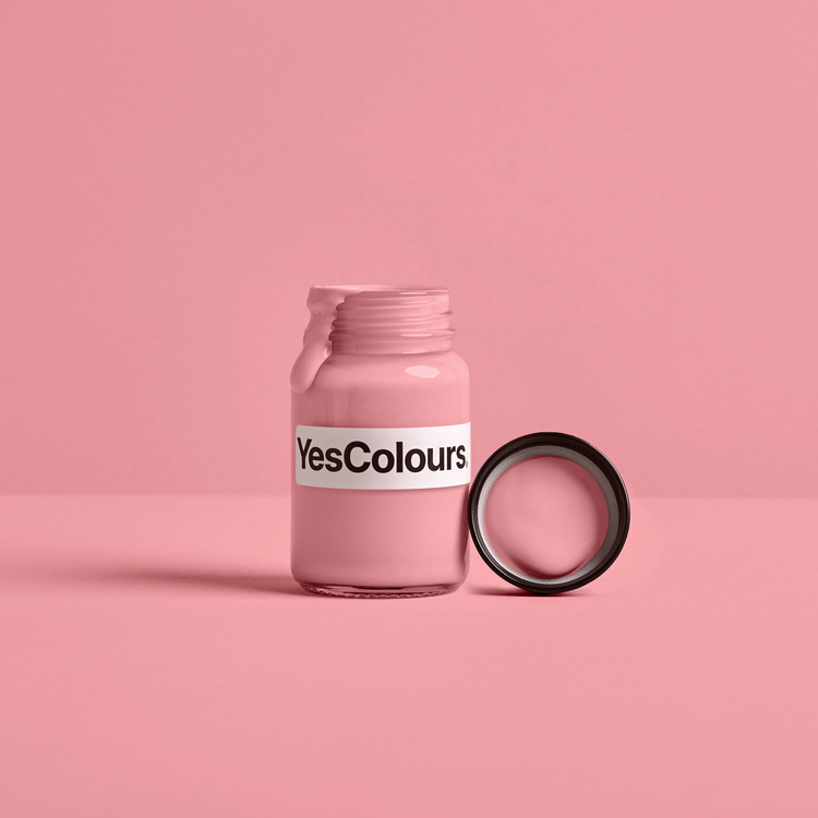 YesColours Mellow Pink paint sample (matt, 60ml) , Mellow Mellow Pink Pink Red Red / Pink Sample , Lick Paint, Coat Paint, Dulux Paint Mellow-Pink-paint-sample-matt-60ml-YesColours-5719