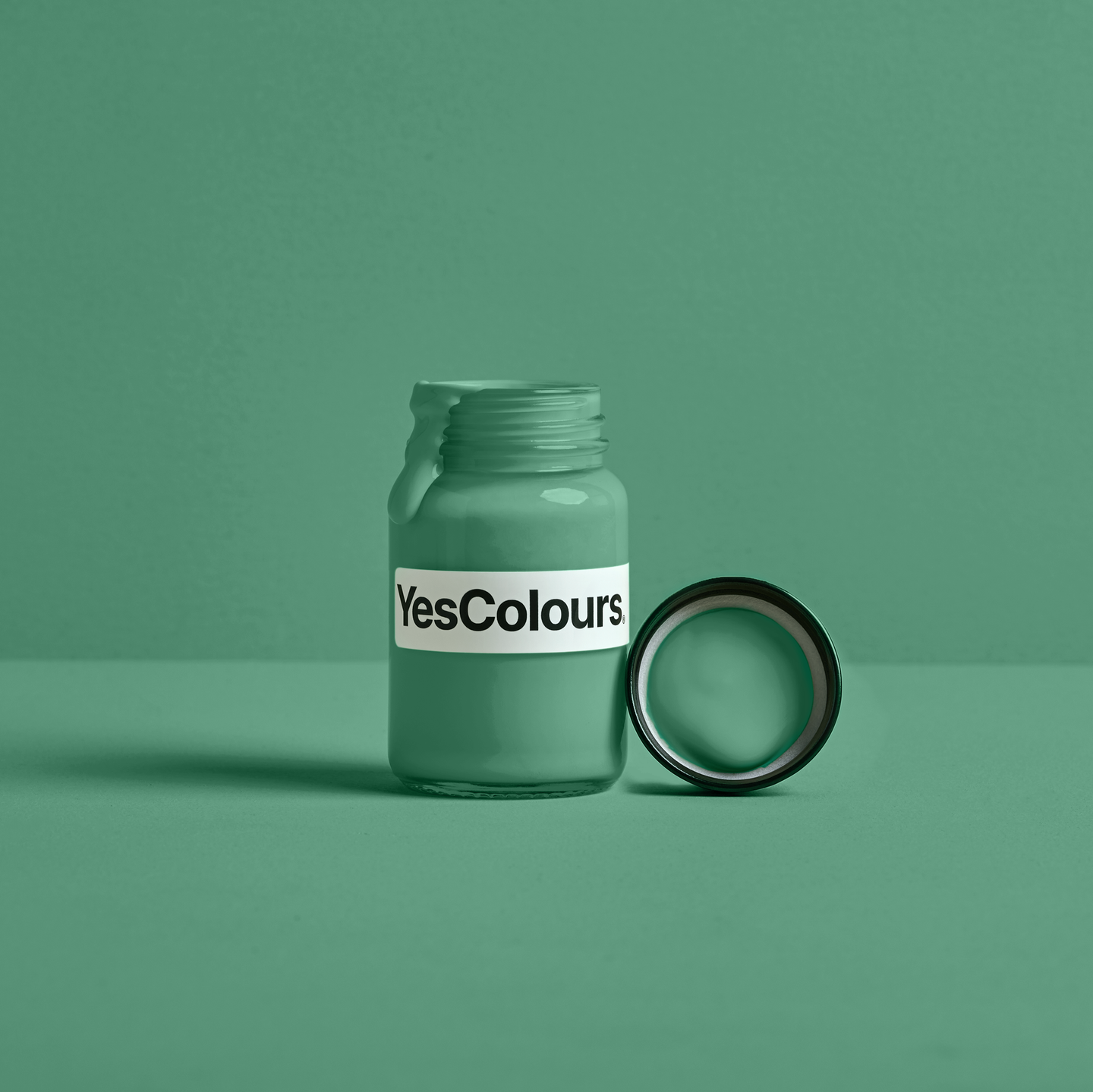 YesColours Mellow Teal paint sample (matt, 60ml) , Aqua / Teal Mellow Mellow Teal Sample Teal , Lick Paint, Coat Paint, Dulux Paint Mellow-Teal-paint-sample-matt-60ml-YesColours-5377