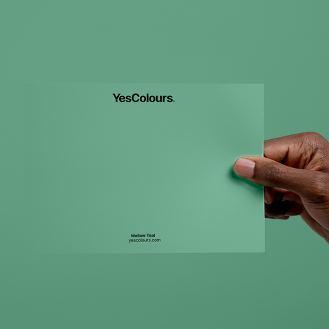 Mellow Teal paint swatch