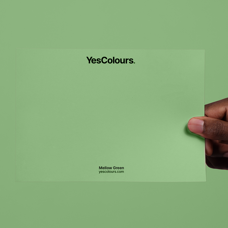 YesColours premium Mellow Green paint swatch