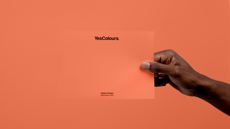 YesColours premium Mellow Orange paint swatch Dulux paint, Coat Paint, Lick Paint