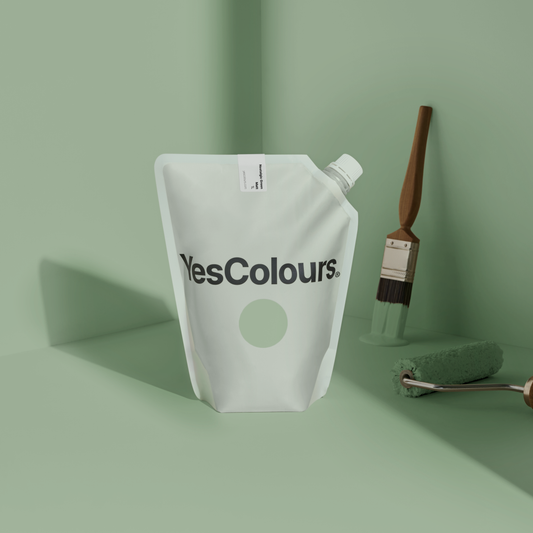 YesColours Nostalgic Green matt emulsion paint , Green Greens Matt Emulsion Nostalgic Nostalgic collection Nostalgic Green Paint Sage , Lick Paint, Coat Paint, Dulux Paint NostalgicGreenpouch1_1