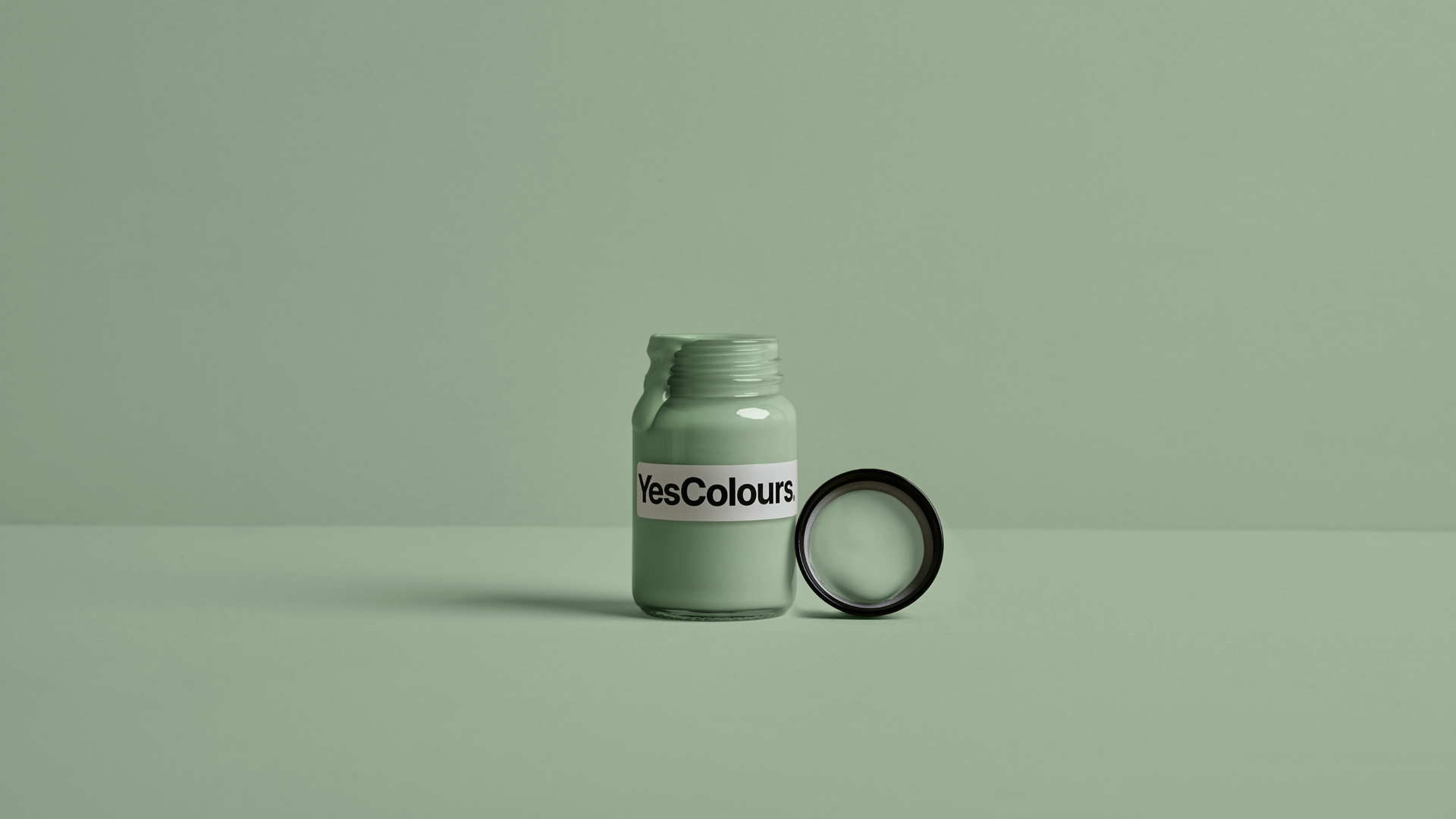 YesColours | Nostalgic Green paint sample
