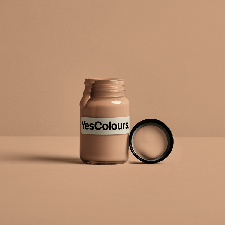 YesColours Nostalgic Peach paint sample (matt, 60ml) , Nostalgic Nostalgic collection Nostalgic Peach Paint Peach Peach / Orange Peaches Sample , Lick Paint, Coat Paint, Dulux Paint NostalgicPeachSamplepot1_1