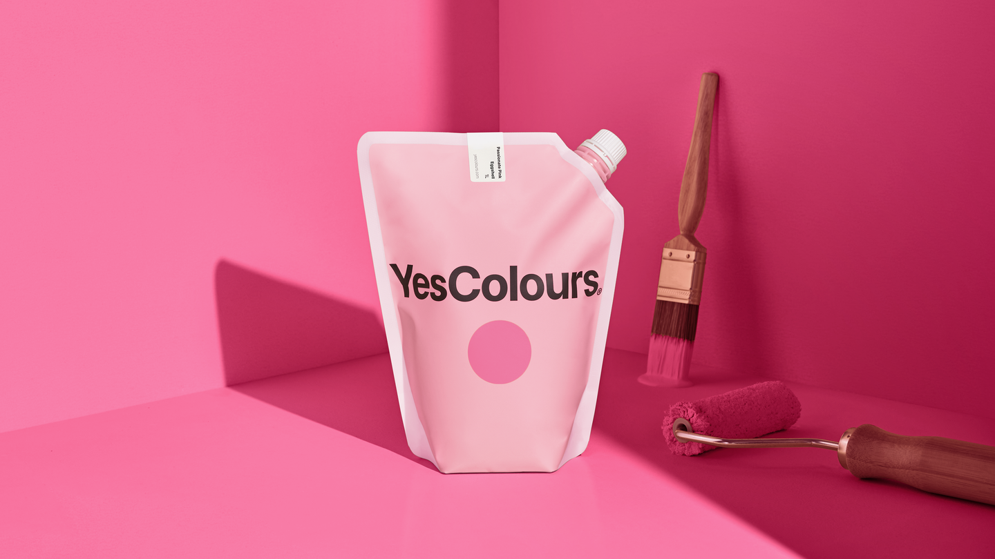 YesColours Passionate Pink eggshell paint , Eggshell Passionate Pink Pink Red / Pink , Lick Paint, Coat Paint, Dulux Paint Passionate-Pink-eggshell-paint-YesColours-6045