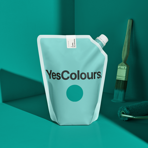 Passionate Teal Eggshell