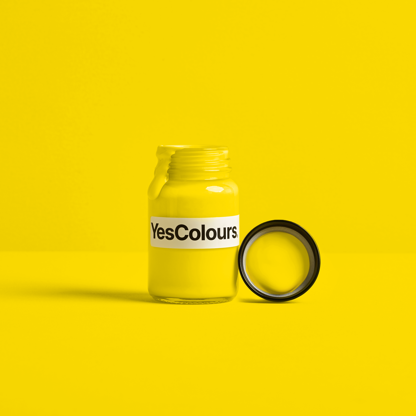 YesColours Passionate Yellow paint sample (matt, 60ml) , Passionate Passionate Yellow Sample Yellow Yellows , Lick Paint, Coat Paint, Dulux Paint Passionate-Yellow-paint-sample-matt-60ml-YesColours-2057